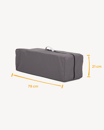 Joie Commuter Change & Snooze Travel Cot-Changer & Snoozing Seat Included-Compact Fold-For 0M+ (Upto 15 Kg)-Grey