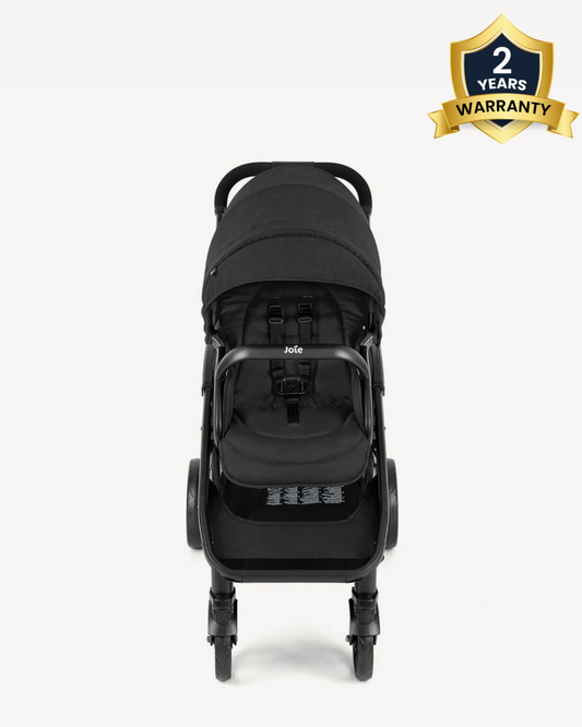 Joie Evalite Duo Twin Stroller-Multiple Recline Positions-Adjustable Leg Rest-Pram For 0 to 3Y (Upto 15 Kg)-Shale