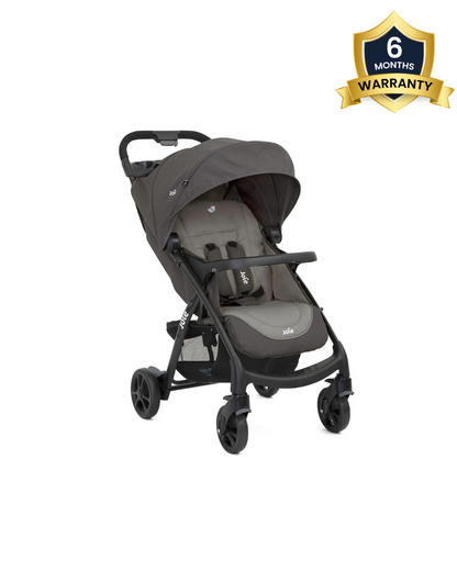 Joie Muze LX Travel System Baby Stroller with Car Seat-Auto Gravity Fold-Pram for 0 to 3Y (Upto 15Kg)-Dark Pewter