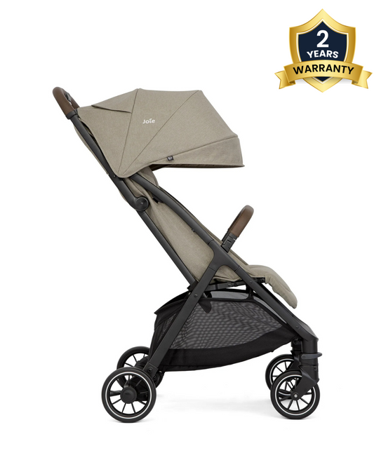 Joie Pact Pro Baby Stroller-5 Position Recline-Travel System Compatible-Pram for 0 to 4Y (Upto 22 Kg)-Oak