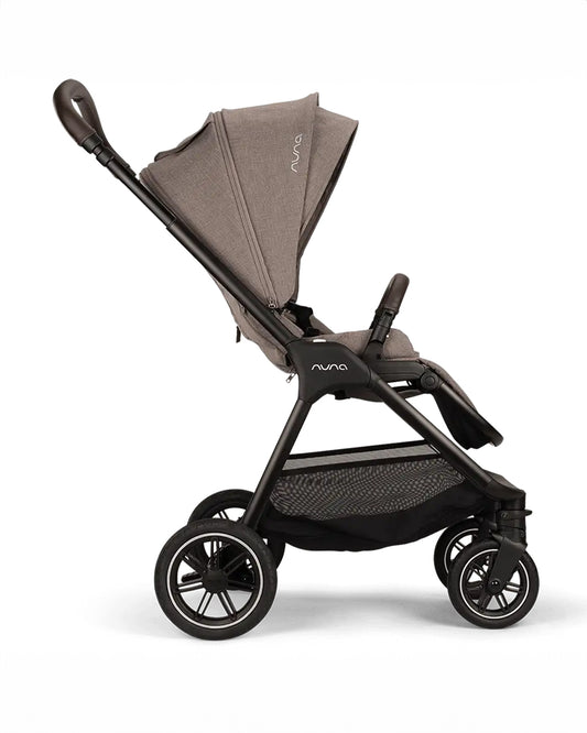 Nuna TRIV Next Baby Stroller-With Cup Holder-One Hand Fold-Includes Rain Cover & Post Adaptors-2 Years Warranty-Pram for 0 to 4Y (Upto 22Kg)-Cedar