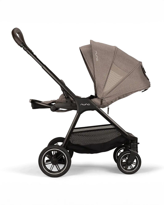 Nuna TRIV Next Baby Stroller-With Cup Holder-One Hand Fold-Includes Rain Cover & Post Adaptors-2 Years Warranty-Pram for 0 to 4Y (Upto 22Kg)-Cedar