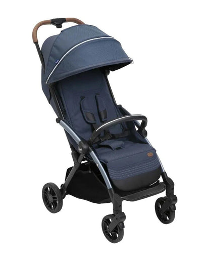 Chicco Goody XPlus Baby Stroller-Big Wheels With Shock Absorbers-4 Position Adjustable Backrest-For 0 to 4Y-Radiant Blue