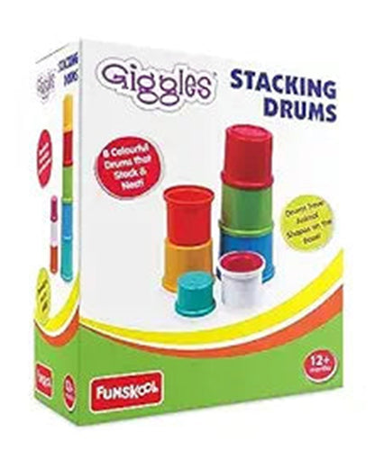 Funskool Giggles Stacking Drums Shape Sorter and Stacker-Learning and Educational Toys-12M+