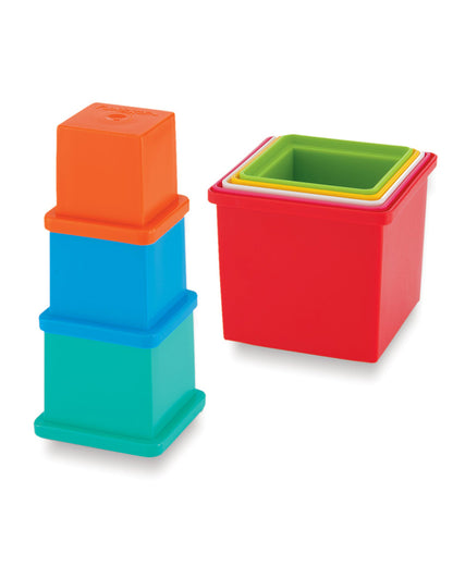 Funskool Giggles Stacking Cubes Shape Sorter and Stacker-Learning and Educational Toys-12M+