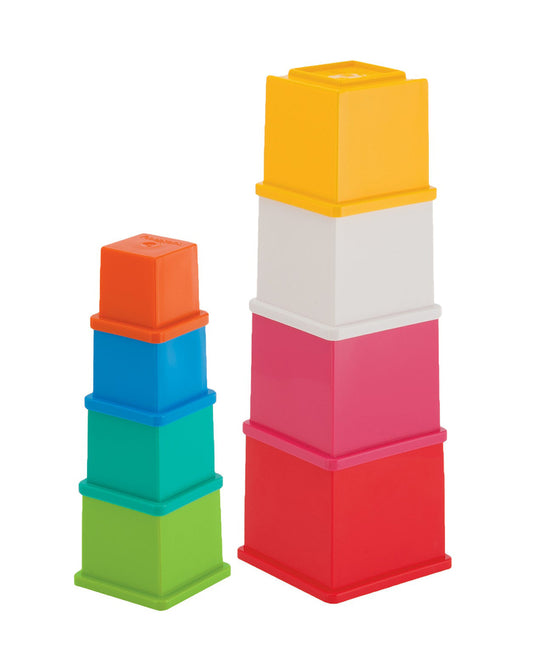 Funskool Giggles Stacking Cubes Shape Sorter and Stacker-Learning and Educational Toys-12M+