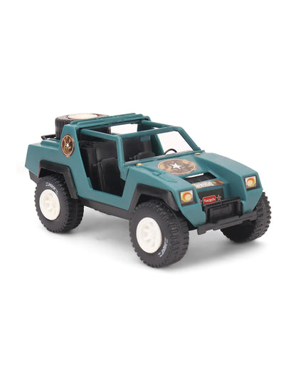 Funskool Giggles Army Jeep Vehicle Toy-Green-9M+