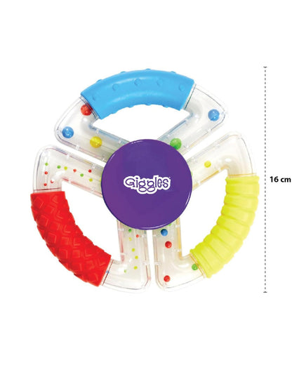 Funskool Giggles Sensory Rattle Trio Rattle Toy-For Infants