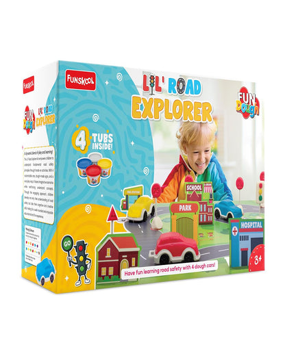 Funskool Fundough Lil Road Explorer-Art and Craft Kit-18M+