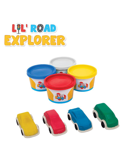 Funskool Fundough Lil Road Explorer-Art and Craft Kit-18M+