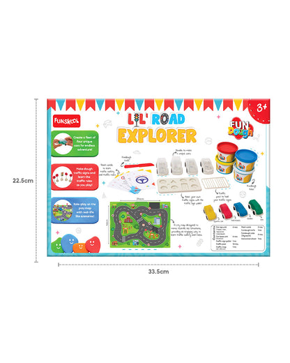 Funskool Fundough Lil Road Explorer-Art and Craft Kit-18M+