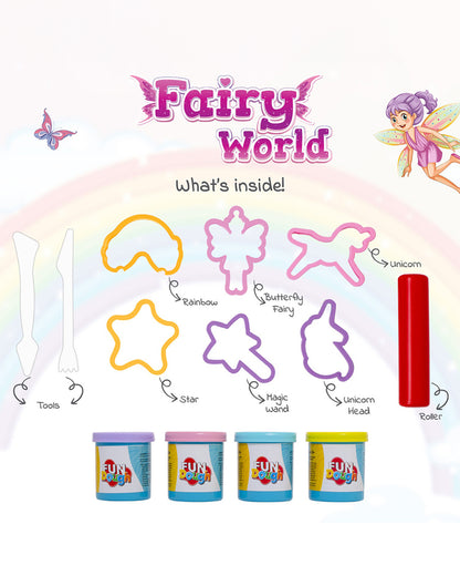 Funskool Fundough Fairy World-Art and Craft Kit-18M+