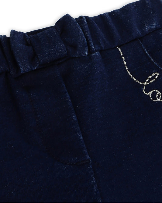 Chicco Blue Jeans-Solid-Cotton Blend-For Infants