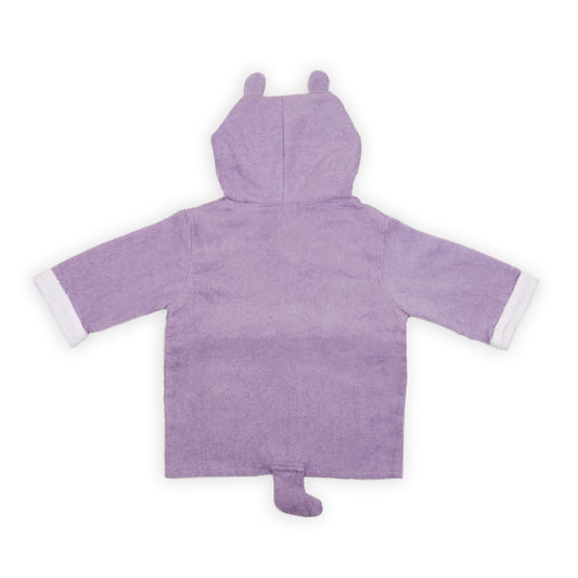 Kicks & Crawl Baby Hooded Bathrobe-100% Terry Cotton-Baby Rhino