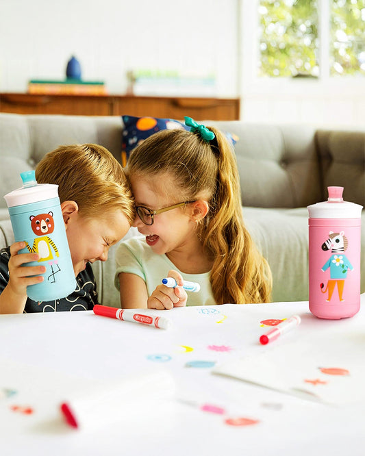 Munchkin Twisty Mix & Match Bite Proof Sippy Cup-Animal-266 ml-Dishwasher Safe-Pink