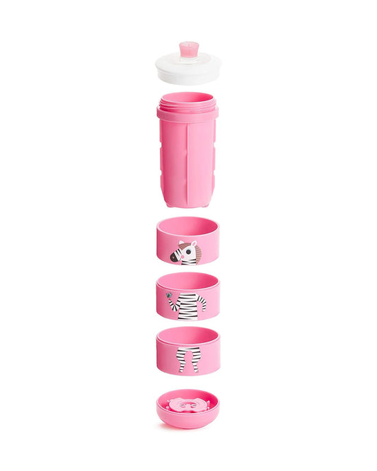 Munchkin Twisty Mix & Match Bite Proof Sippy Cup-Animal-266 ml-Dishwasher Safe-Pink