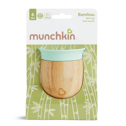 Munchkin Bambou Open Cup-360 Degree Edge-Non Toxic-147 ml-Brown-For Infants