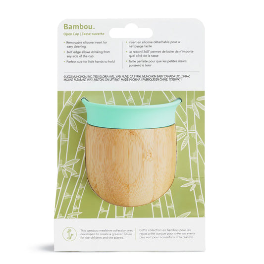 Munchkin Bambou Open Cup-360 Degree Edge-Non Toxic-147 ml-Brown-For Infants