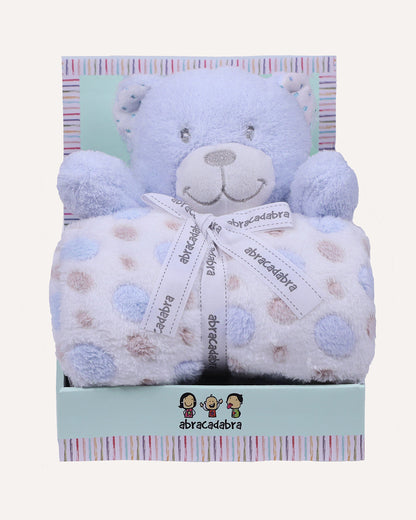 Abracadabra Toy with blanket Bear Gift Set-Pack Of 2-Gift For Baby Shower & Baby Birthday