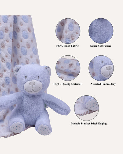 Abracadabra Toy with blanket Bear Gift Set-Pack Of 2-Gift For Baby Shower & Baby Birthday