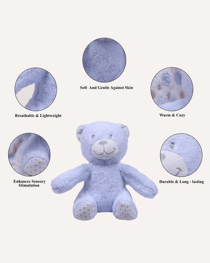 Abracadabra Toy with blanket Bear Gift Set-Pack Of 2-Gift For Baby Shower & Baby Birthday