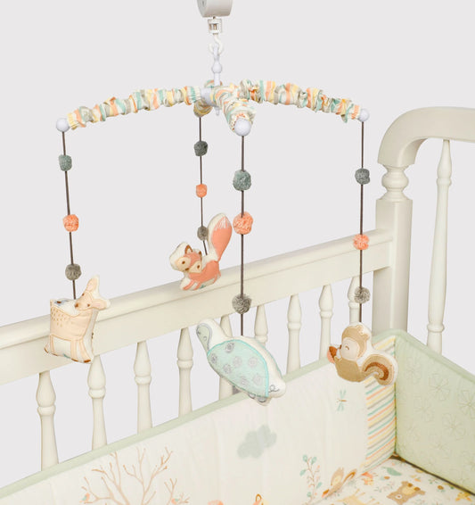 Abracadabra Musical Cot Mobile-Bambi & Friends-Stimulates Baby's Visual & Auditory Senses-For Calm Baby Sleep