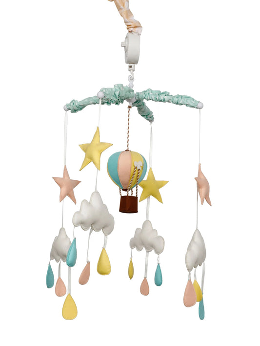 Abracadabra Musical Cot Mobile-Lost in Clouds-Stimulates Baby's Visual & Auditory Senses-For Calm Baby Sleep