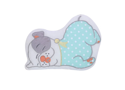 Abracadabra Baby Gadda Set-With Mosquito Net & Baby Pillow-Multicolor-Sleepy Friends-For Infants