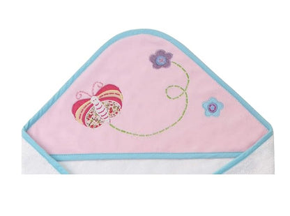 Abracadabra Hooded Baby Bath Towel Set-100% Terry Cotton-With 2 Face Washers-Papillion