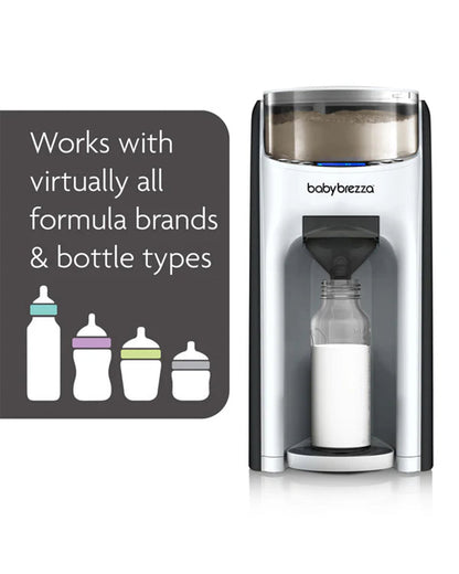 Baby Brezza Formula Pro Advanced Formula Dispenser-Instant Warm Formula with 3 Temperature Settings-Adjustable Serving Size(60-300 ml)-Accurate Mixing-Airtight Formula Storage-Removable & Dishwasher Safe Water Tank