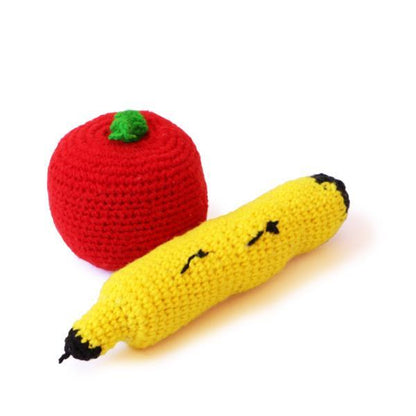 Shumee Crochet Fruits Soft Toy Set-Pretend and Play Toy-24M+