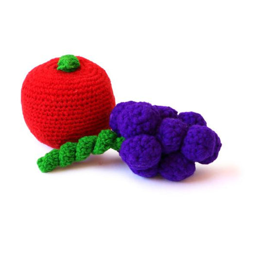 Shumee Crochet Fruits Soft Toy Set-Pretend and Play Toy-24M+