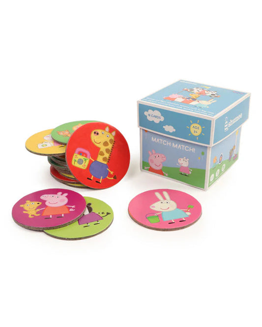 Shumee Peppa Pig Carnival Memory Card Game-18 Cards Learning and Educational Toys-12M+