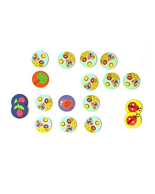 Shumee Spring Colours Memory Card Game-18 Cards-Learning and Educational Toys-12M+