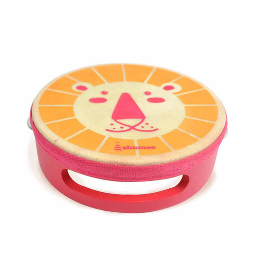 Shumee Wooden Musical Lion Tambourine Musical Toy-12M+