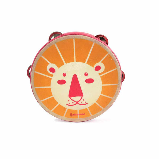 Shumee Wooden Musical Lion Tambourine Musical Toy-12M+