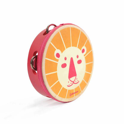 Shumee Wooden Musical Lion Tambourine Musical Toy-12M+