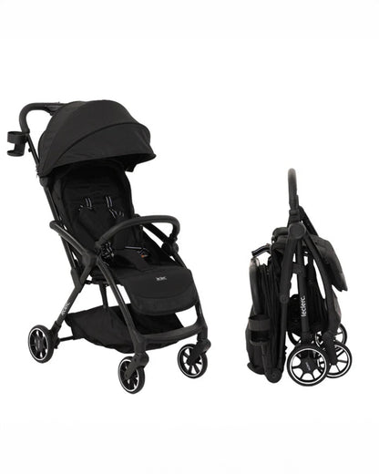 Leclerc Influencer Air Lightweight Baby Stroller-Air Cabin Friendly-One Touch Fold-2 Years Warranty-For 6M to 5Y (Upto 22 Kg)-Piano Black