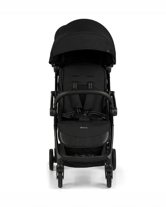 Leclerc Influencer Air Lightweight Baby Stroller-Air Cabin Friendly-Flat Reclining Seat-One Touch Fold-Includes Travel Bag-2 Years Warranty-For 6M to 5Y (Upto 22 Kg)-Piano Black