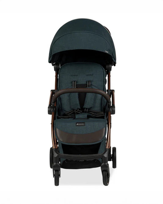 Leclerc Influencer Air Twin Stroller-Air Cabin Friendly-Flat Reclining Seat-One Touch Fold-Includes Individual Travel Bags & Twin Stroller Connectors-2 Years Warranty-For 6M to 5Y (Upto 22 Kg Each Stroller)-Denim Blue