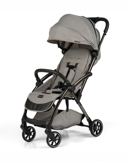 Leclerc Influencer Air Lightweight Baby Stroller-Air Cabin Friendly-Flat Reclining Seat-One Touch Fold-Includes Travel Bag-2 Years Warranty-For 6M to 5Y (Upto 22 Kg)-Violet Grey