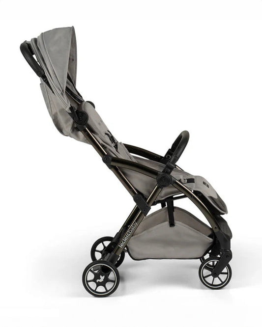 Leclerc Influencer Air Lightweight Baby Stroller-Air Cabin Friendly-Flat Reclining Seat-One Touch Fold-Includes Travel Bag-2 Years Warranty-For 6M to 5Y (Upto 22 Kg)-Violet Grey