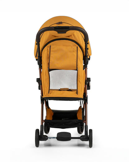 Leclerc Influencer Air Lightweight Baby Stroller-Air Cabin Friendly-One Touch Fold-With Free Gift Hamper-2 Years Warranty-For 6M to 5Y (Upto 22 Kg)-Golden Mustard