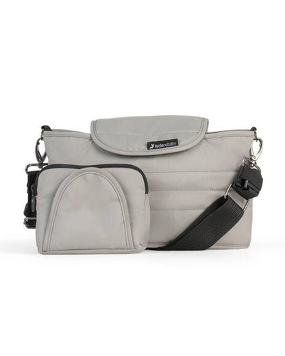 Leclerc Luxury Organiser-With Two Large Bottle Compartments & Magnetic Flap-Violet Grey