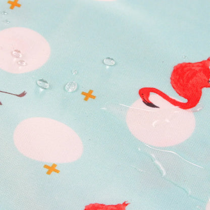 Polka Tots Waterproof & Reusable Baby Wet Bag-With Zipper-Flamingo