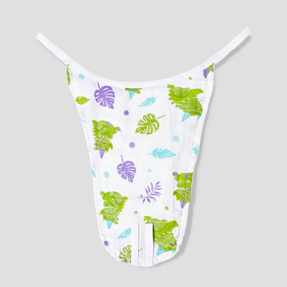 The Boo Boo Club Star & Watermelon Cloth Nappy Combo-GOTS Certified Organic Cotton-Washable & Reusable-Pack of 4