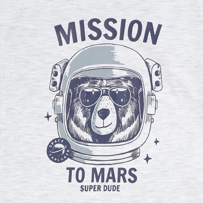 The Boo Boo Club Blue & White T-shirt & Pajama-Printed-Cotton-For Infants