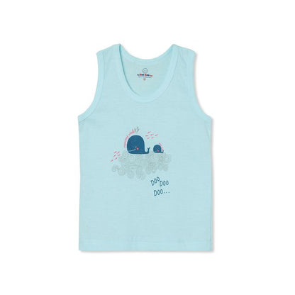 The Boo Boo Club Blue, Pink & Yellow Vest-Embroidered-Cotton-Pack of 3-For Infants