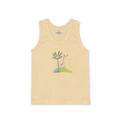 The Boo Boo Club Blue, Pink & Yellow Vest-Embroidered-Cotton-Pack of 3-For Infants