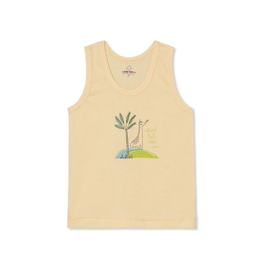 The Boo Boo Club Blue, Pink & Yellow Vest-Embroidered-Cotton-Pack of 3-For Infants